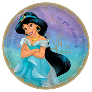 Disney Princess Round Plates, 9" - Jasmine