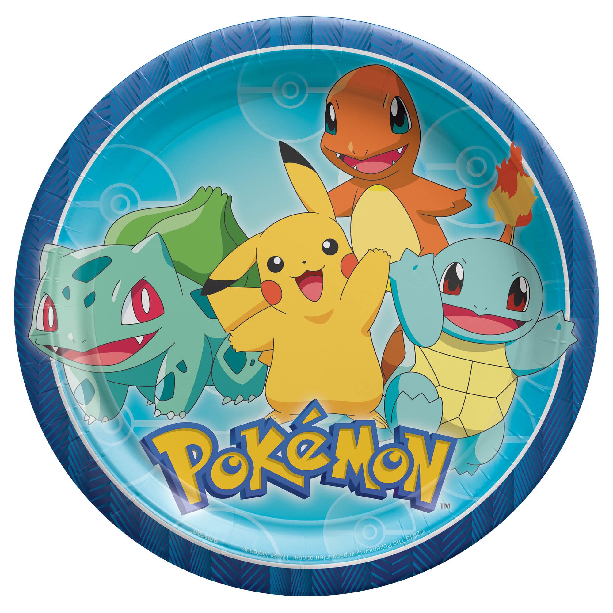 Pokemon? 9" Round Plates