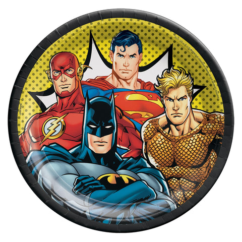 Justice League Heroes Unite� 9" Round Plates