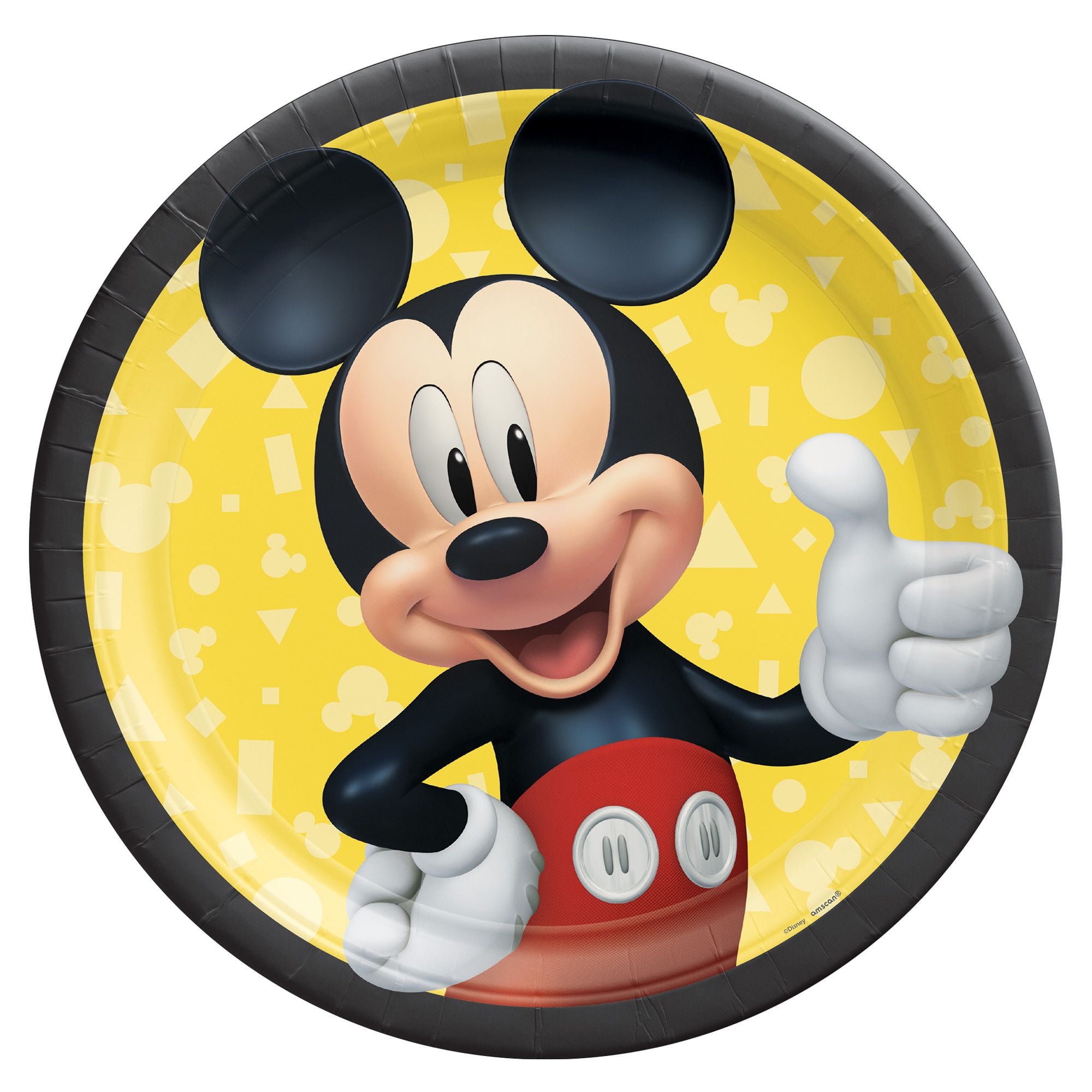 Mickey Mouse Forever 9" Round Plates 8CT