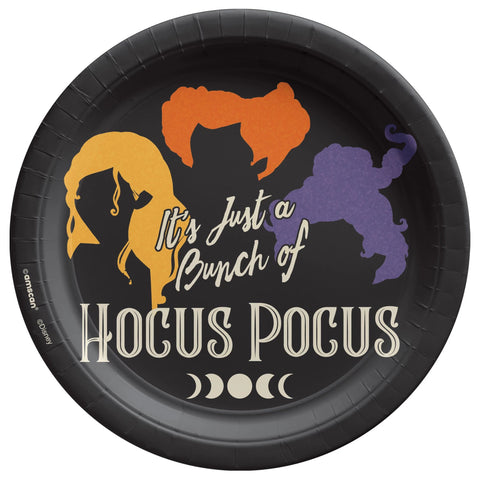 Hocus Pocus Halloween 9" Round Plates