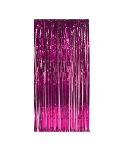 1-Ply Gleam 'N Curtain Cerise Pink 8' x 3'
