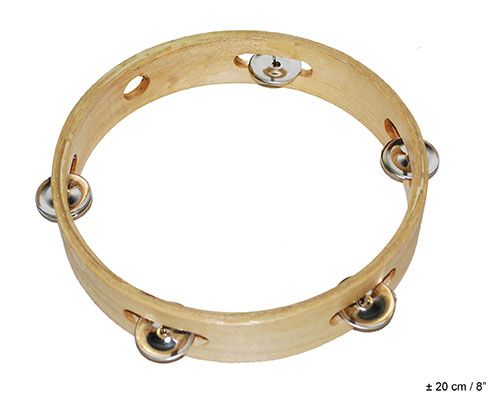 Tambourine Wood 8IN