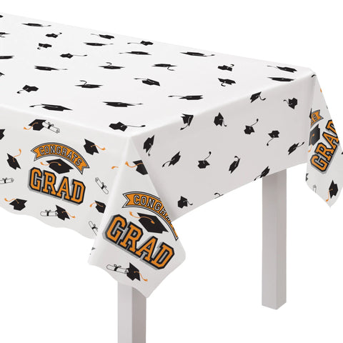 True To Your School Table Cover - Orange