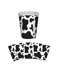 Cow Print Beverage Cups 8CT