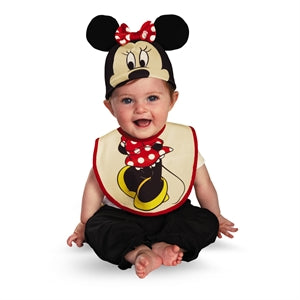 C. Minnie Mouse Bib & Hat