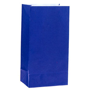 Treat Bags Paper Blue 12CT