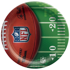 NFL Drive 10 1/2" Round Plates 8CT