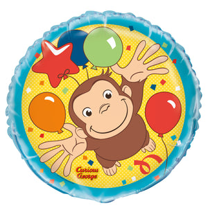 18" Curious George Mylar Balloon