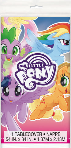 My Little Pony Plastic Table Cover 54" x 84"