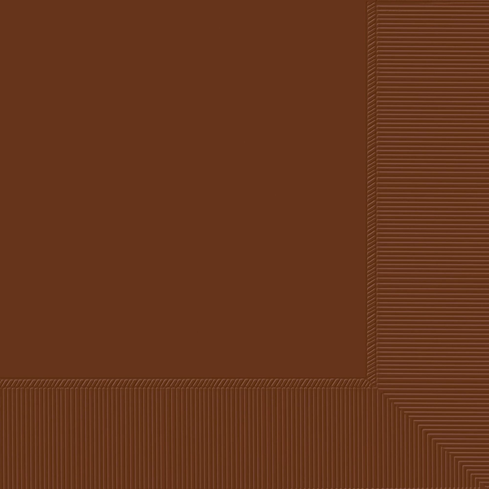 9 7/8" Beverage Napkins -Chocolate Brown - 40CT