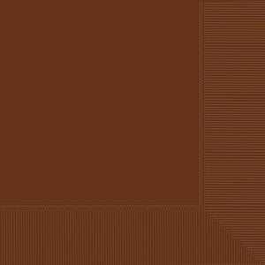 9 7/8" Beverage Napkins -Chocolate Brown - 40CT