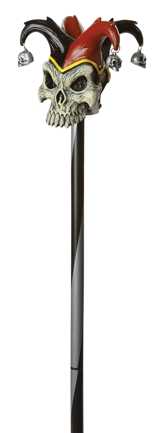 Cane Jester Skull