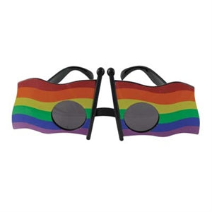 Glasses Rainbow Flag