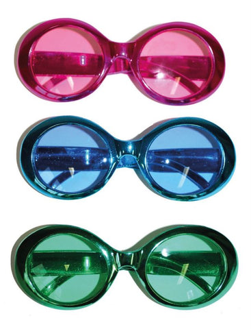 Glasses Disco Assort Metallic Colors