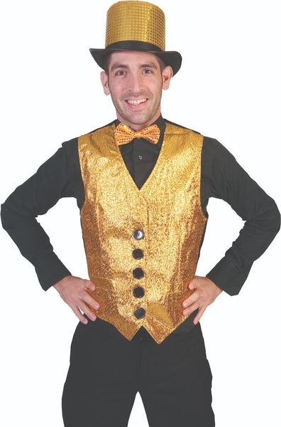 Vest Show Biz Gold Lg 48
