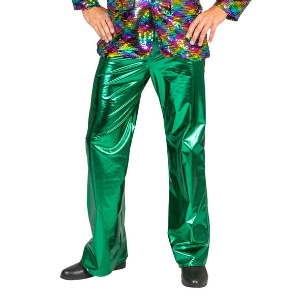 Pants Disco Green Metallic