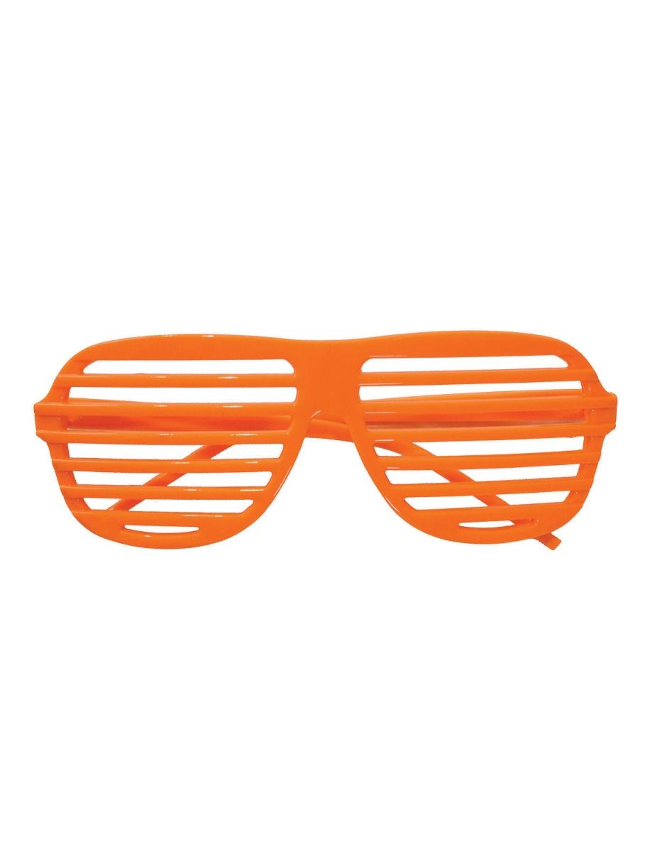 Glasses Shutter Neon Orange 80S
