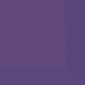 13" Lunch Napkins - Purple - 40CT