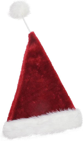 Hat Santa Plush Extended Pom