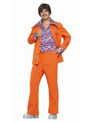 Leisure Suit 70s Orange