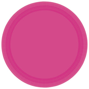 8 1/2" Round Paper Plates - Magenta
20ct 