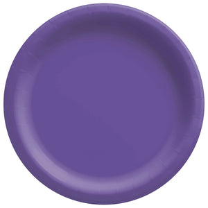 8 1/2" Round Paper Plates - Purple
20ct