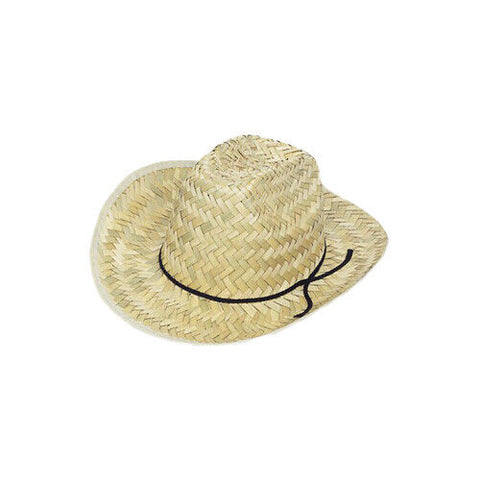 Hat Cowboy Straw w/Black Band