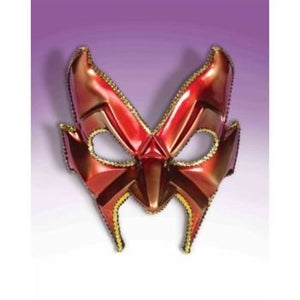 Mask Venetian Devil Red Half Mask
