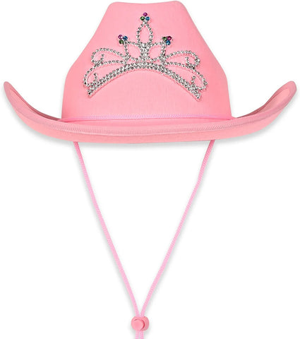 Hat Cowboy Pink w/Tiara