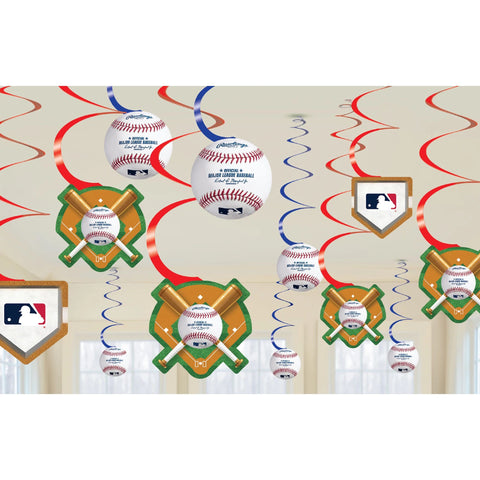 Rawlings? Baseball Value Pack Swirl Decorations