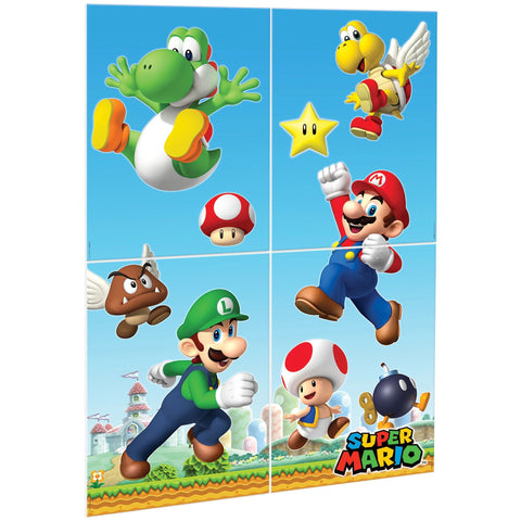 Super Mario Brothers? Scene Setters? Wall Decorating Kit
