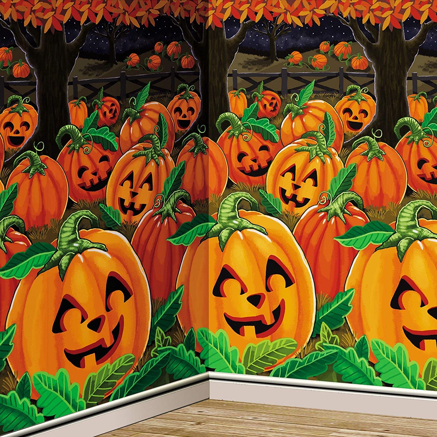 Pumpkin Patch Halloween Room Roll