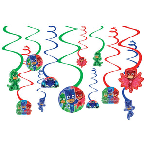 PJ Masks Value Pack Foil Swirl Decorations