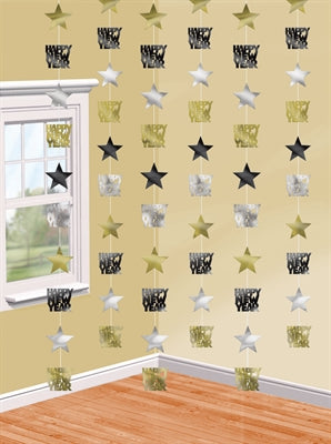 String Stars 6 BLACK AND SILVER