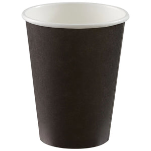 12 Oz. Paper Cups - Jet Black 50CT