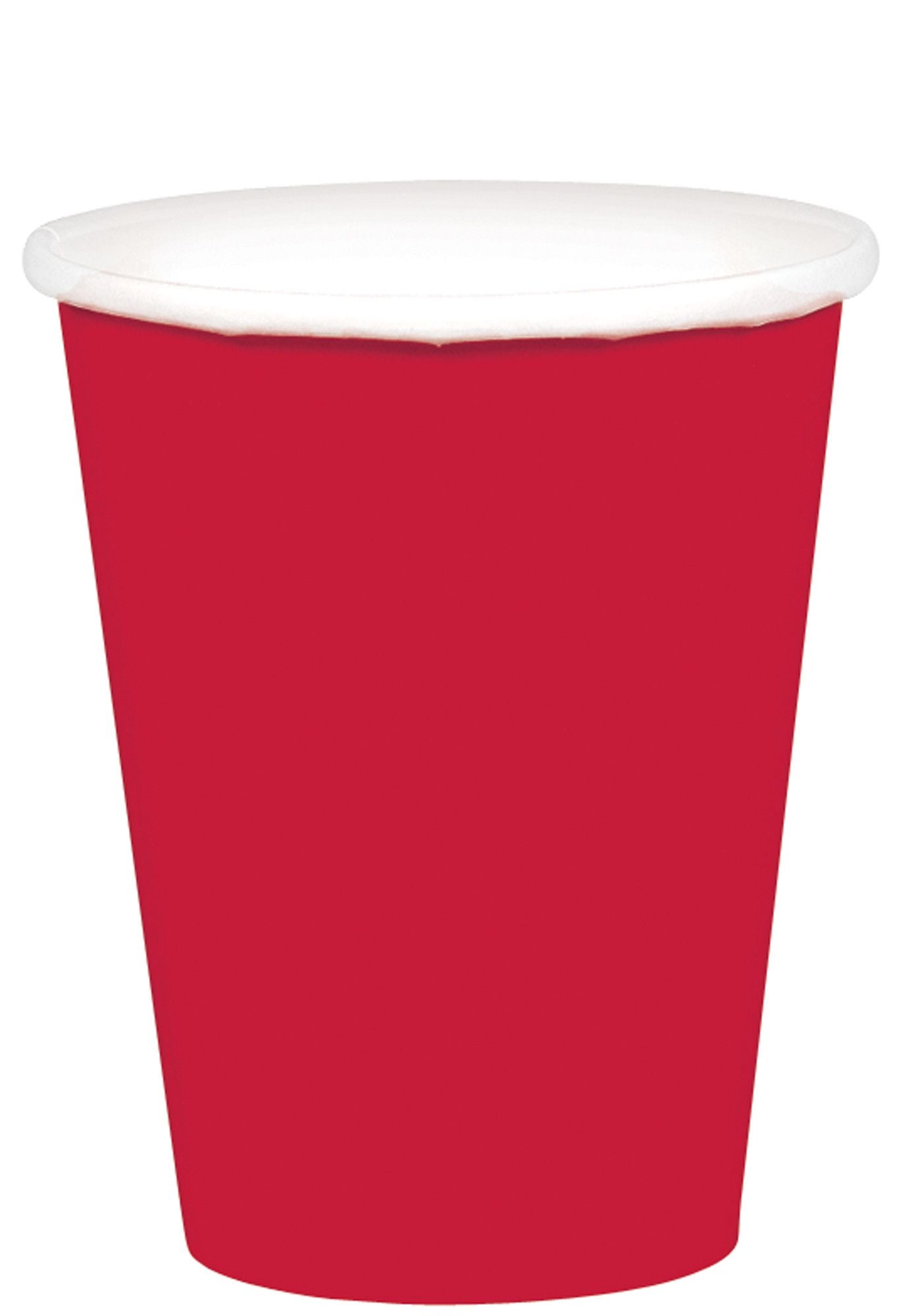 9 oz. Paper Cup - Apple Red - 20ct