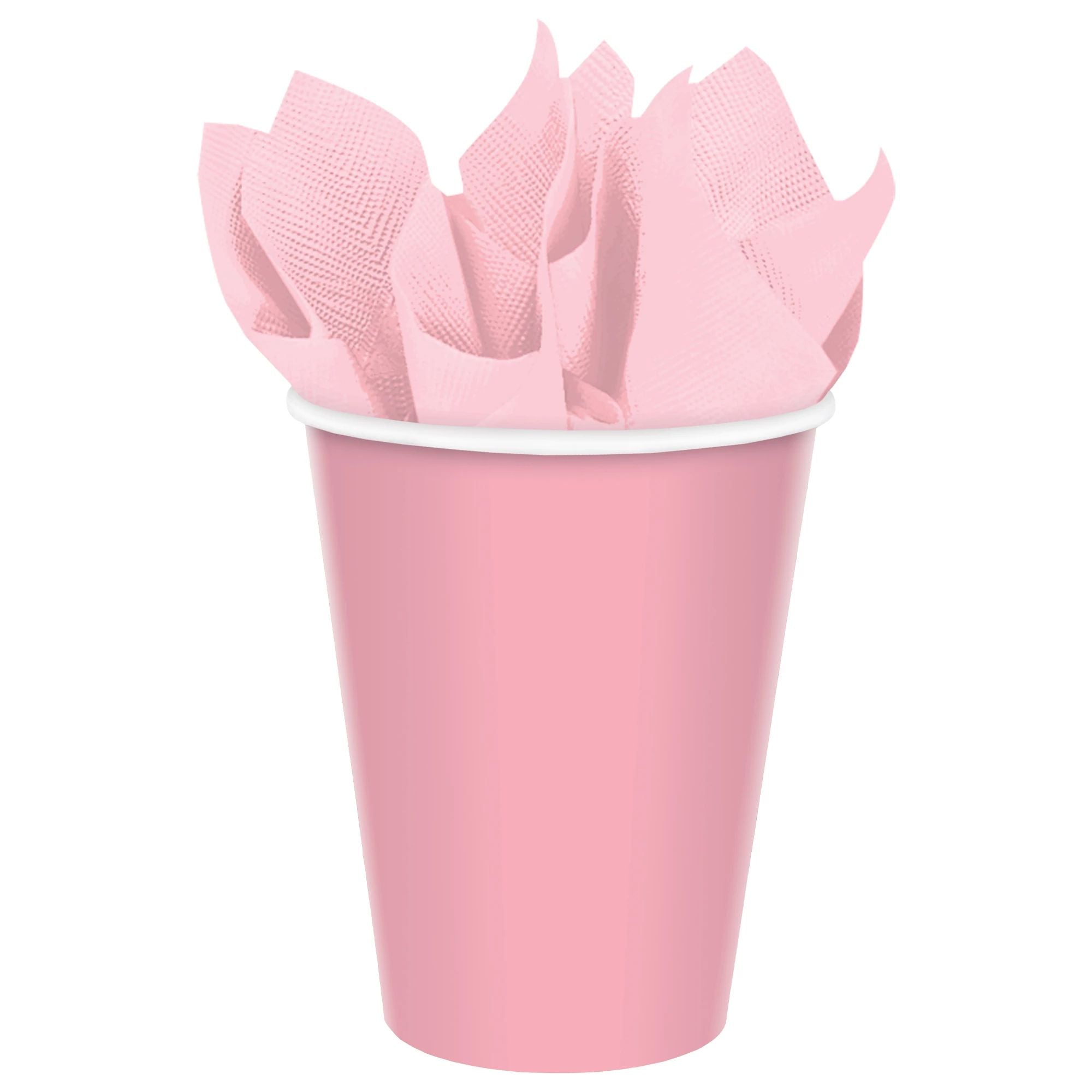 9 oz. Paper Cups - New Pink - 20CT