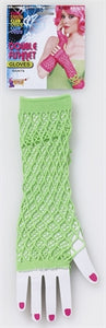 Gloves Double Fishnet Lime