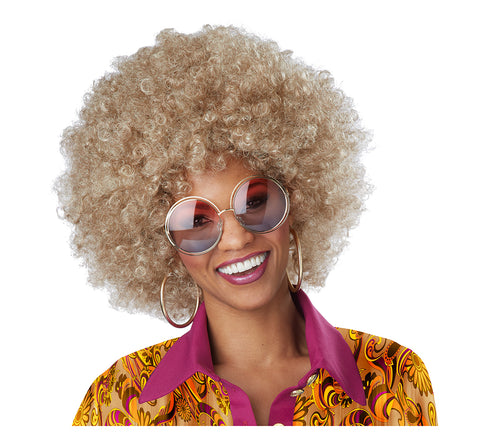 Wig Afro Blonde Foxy Lady