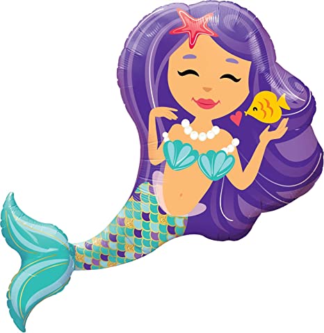 38" Enchanting Mermaid Mylar Balloon
