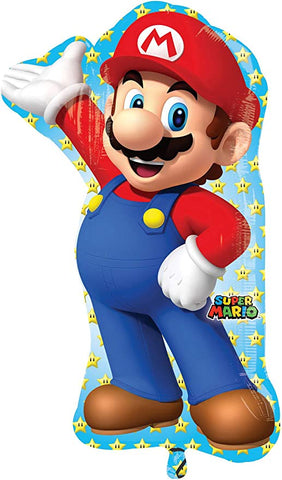 33" Mario Bros Shape Foil Balloon