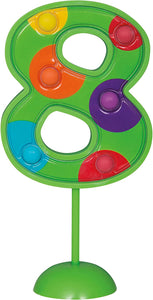 Number 8 Flashing Party Cake Decoration-4.5"