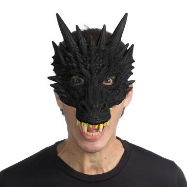 Black Dragon Half Mask