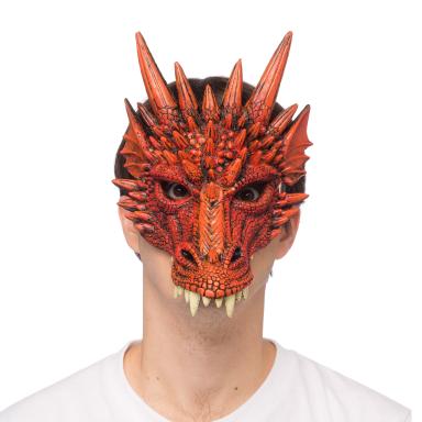 Mask Dragon Red 1/2 Mask