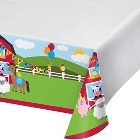 Farmhouse Fun Plastic Table Cover