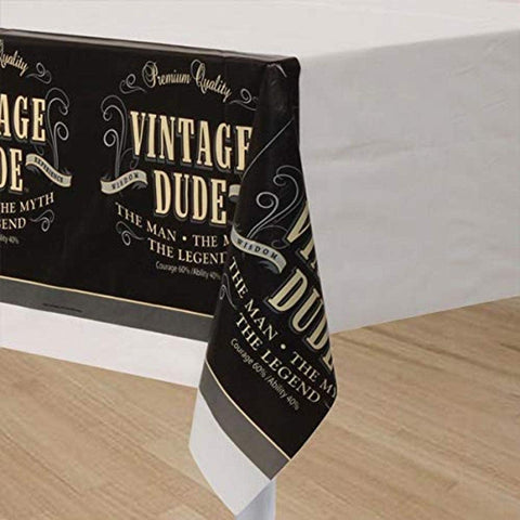 Vintage Dude Table Cover