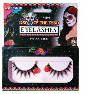 Eyelashes Day of The Dead Skull