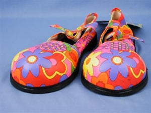 Shoes Clown Flower Pattern