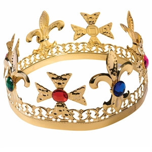 Crown King Gold w/Stones Thin Guage